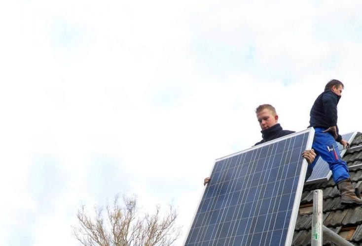 Gratis zonnepanelen geplaatst in Den Ham